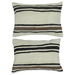 20"x27" SET OF 2 - Turkish Cushion Covers. Flatweave Kilim Accent Pillows