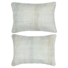 20"x28" SET OF 2 - Handmade Hemp Cushion Covers. A pair of Accent Pillows