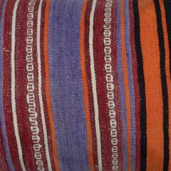 20"x28" Traditional Kilim Cushion Cover. Handwoven Turkish Accent Pillow
