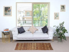 20x67 in Handmade Kitchen Runner Kilim. 100% Wool. Vintage FlatWeave Hallway Rug