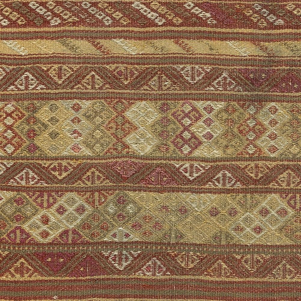 Handgefertigter Küchen-Läufer aus Kelim. 100 % Wolle. 20x67. Vintage FlatWeave Flurteppich im Zustand „Gut“ im Angebot in Spring Valley, NY