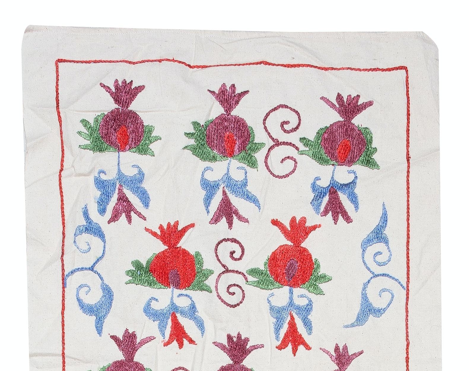 Handbestickter Wandbehang aus 100% Baumwolle New Suzani Fabric - Timeless-art
Erleben Sie die Schönheit der zentralasiatischen Handwerkskunst mit diesem exquisiten, handbestickten Suzani-Textil aus 100 % Baumwolle, einem wahren Zeugnis