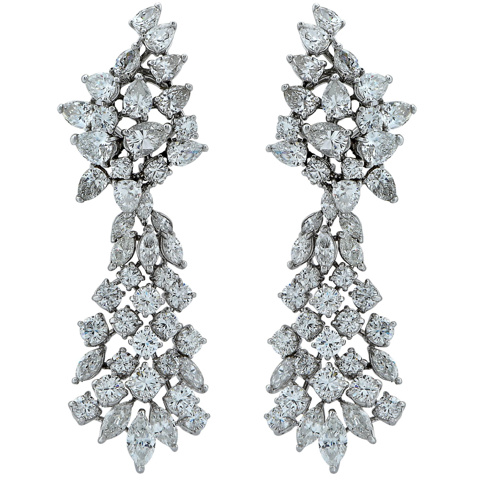 21 Carat Diamond Dangle Earrings