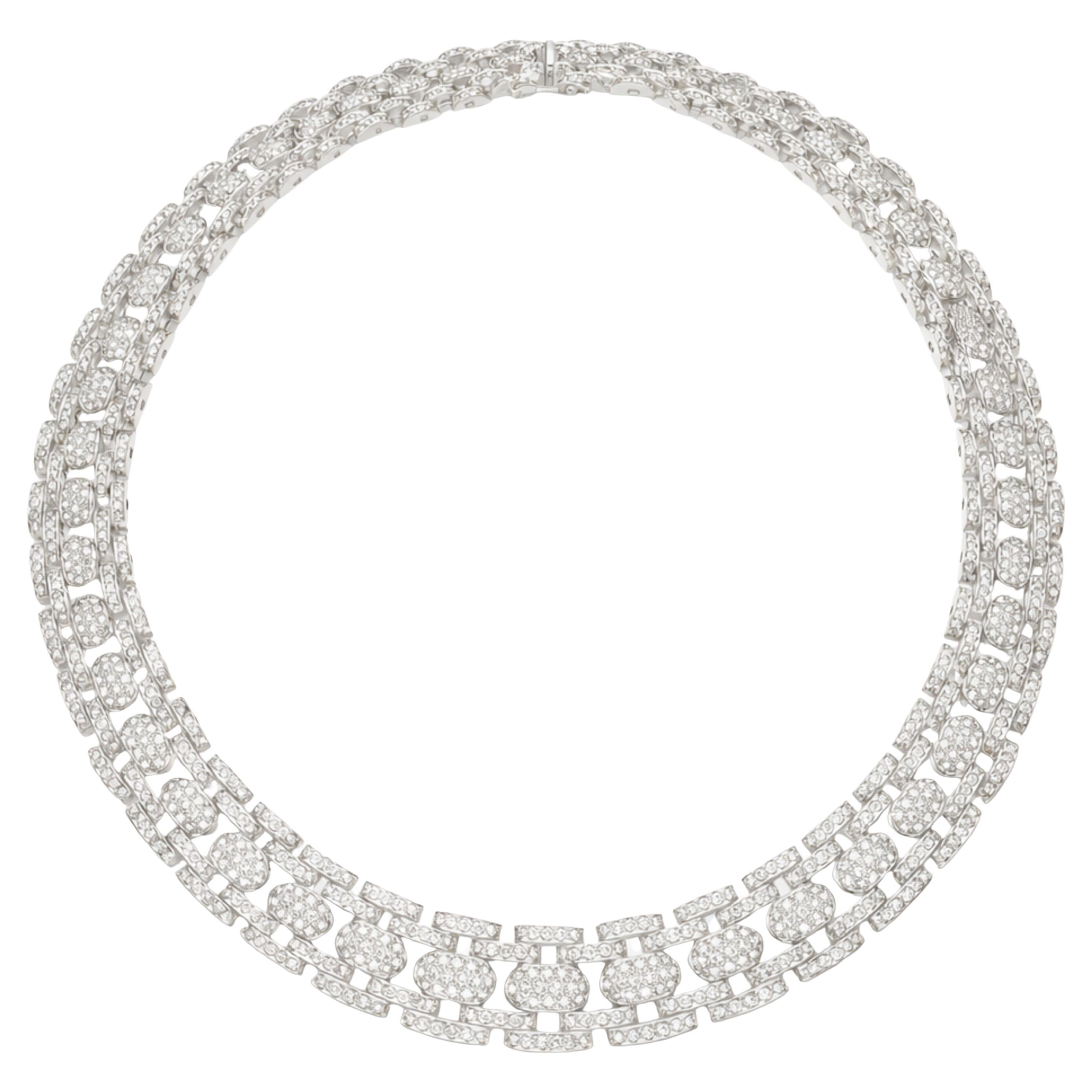 Collana di diamanti da 21 carati in oro 18 carati