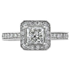 2.1 Carat Princess Diamond Ring Brilliant White 14K Gold Effortless Elegance