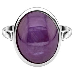 18k White Gold 21Ct Oval Gemstone Cocktail Ring Wedding Anniversary Gift