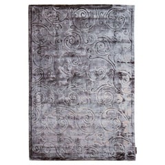 21 Cent Soft Grey Floral Drawings Teppich von Deanna Comellini Auf Lager 170x240 cm