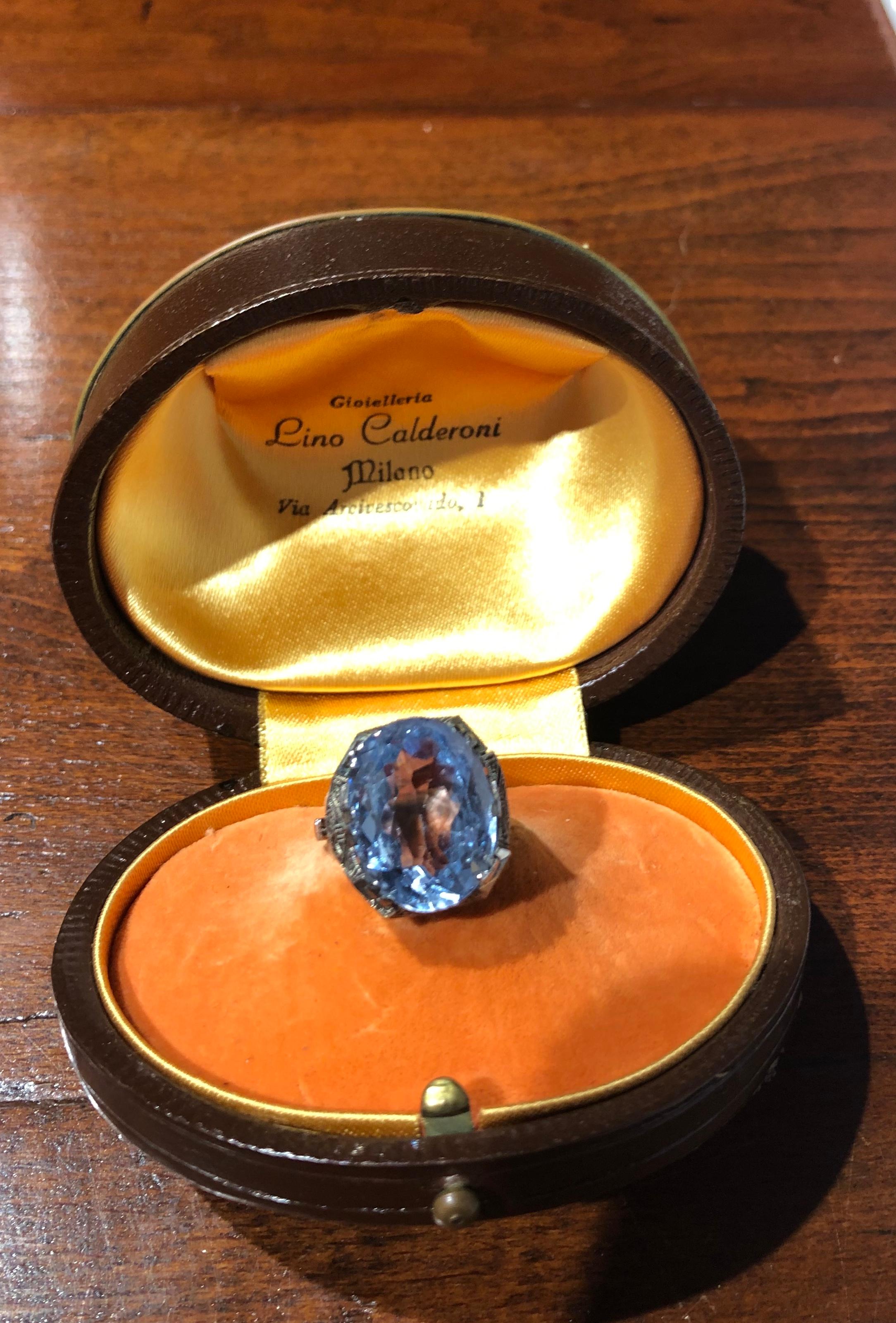 For Sale:  18Kt Rose Gold Made in Italy Amethyst Innovatevely Worn Cosmic Cocktail Ring 10