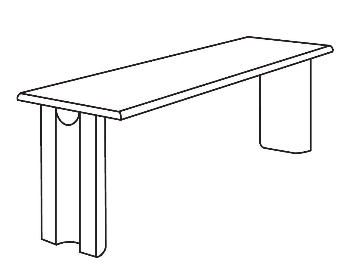 Marmortisch „Pariana“ des 21. Jahrhunderts von Giusti & Di Rosa „Pariana“ - h 38 (Handgefertigt) im Angebot