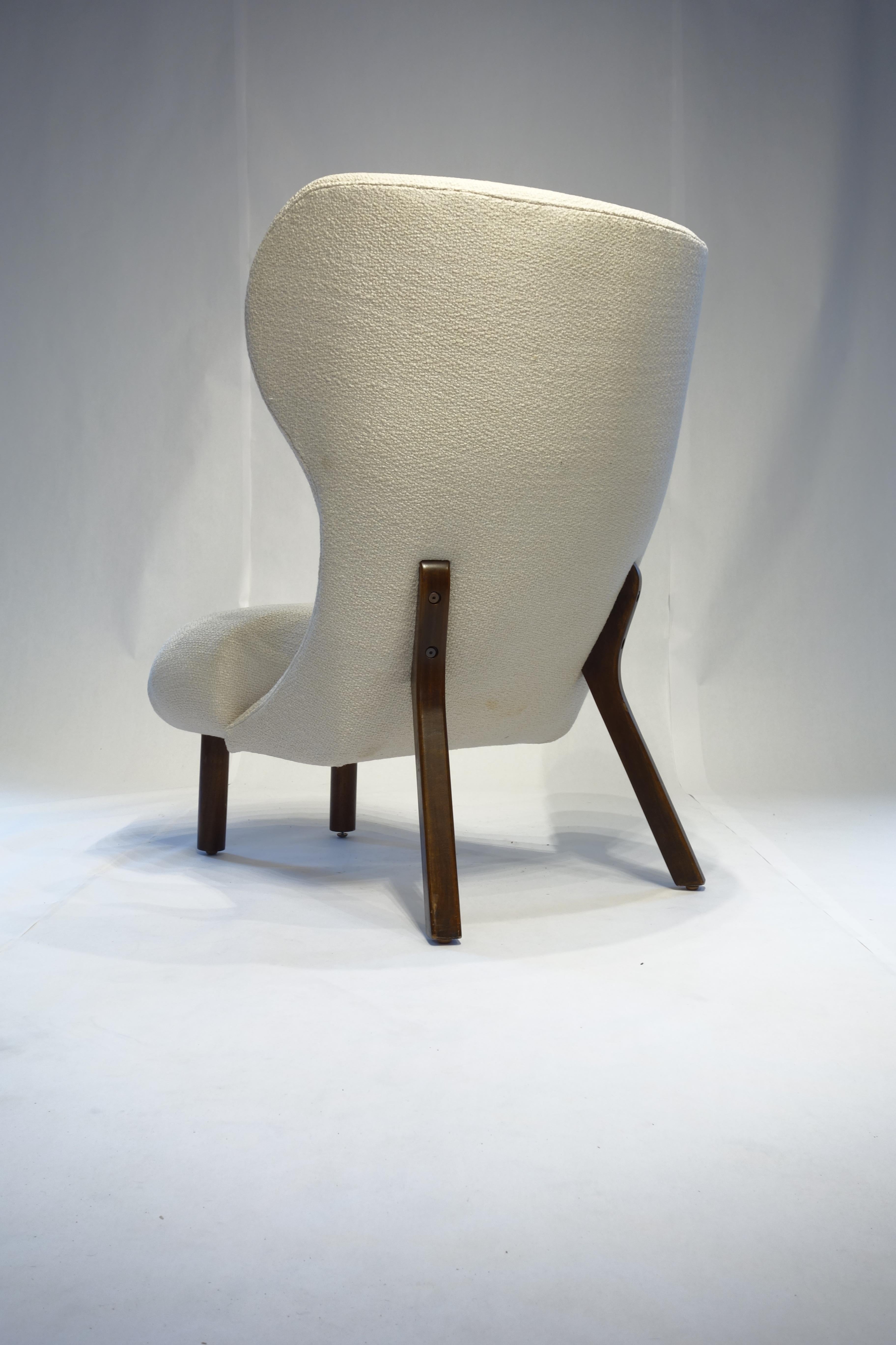 Contemporary 21 Century Fresh Pond Mod Wing Chair by Michael Del Piero, Made to Order For Sale