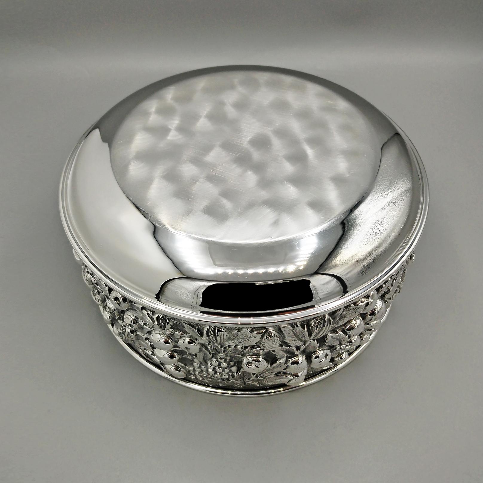 21st Century italian sterling silver Bowl For Sale 2