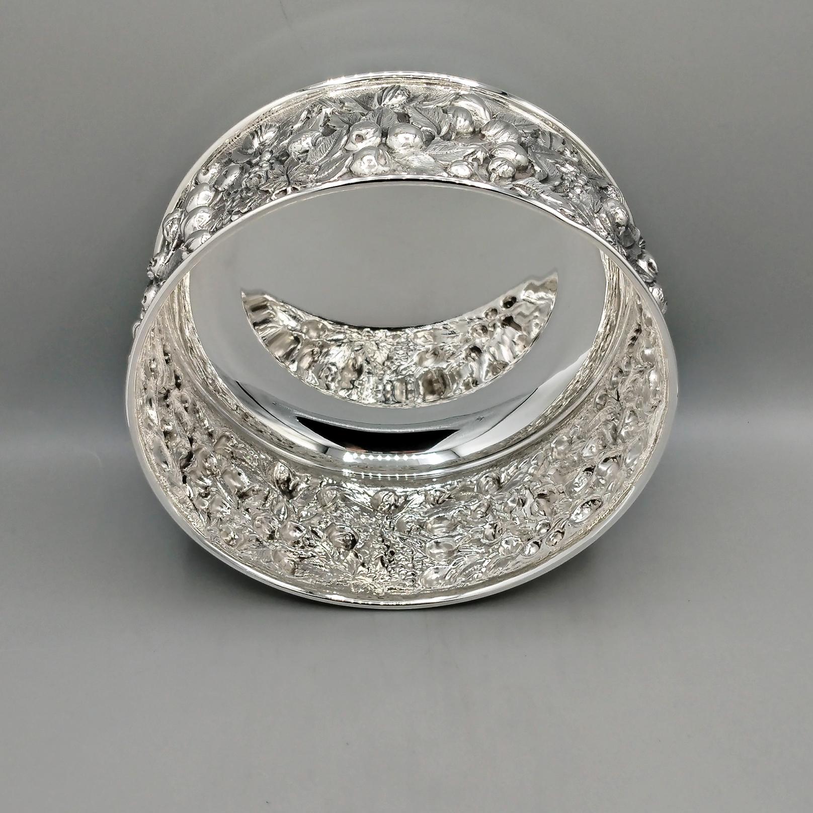 21st Century italian sterling silver Bowl For Sale 3