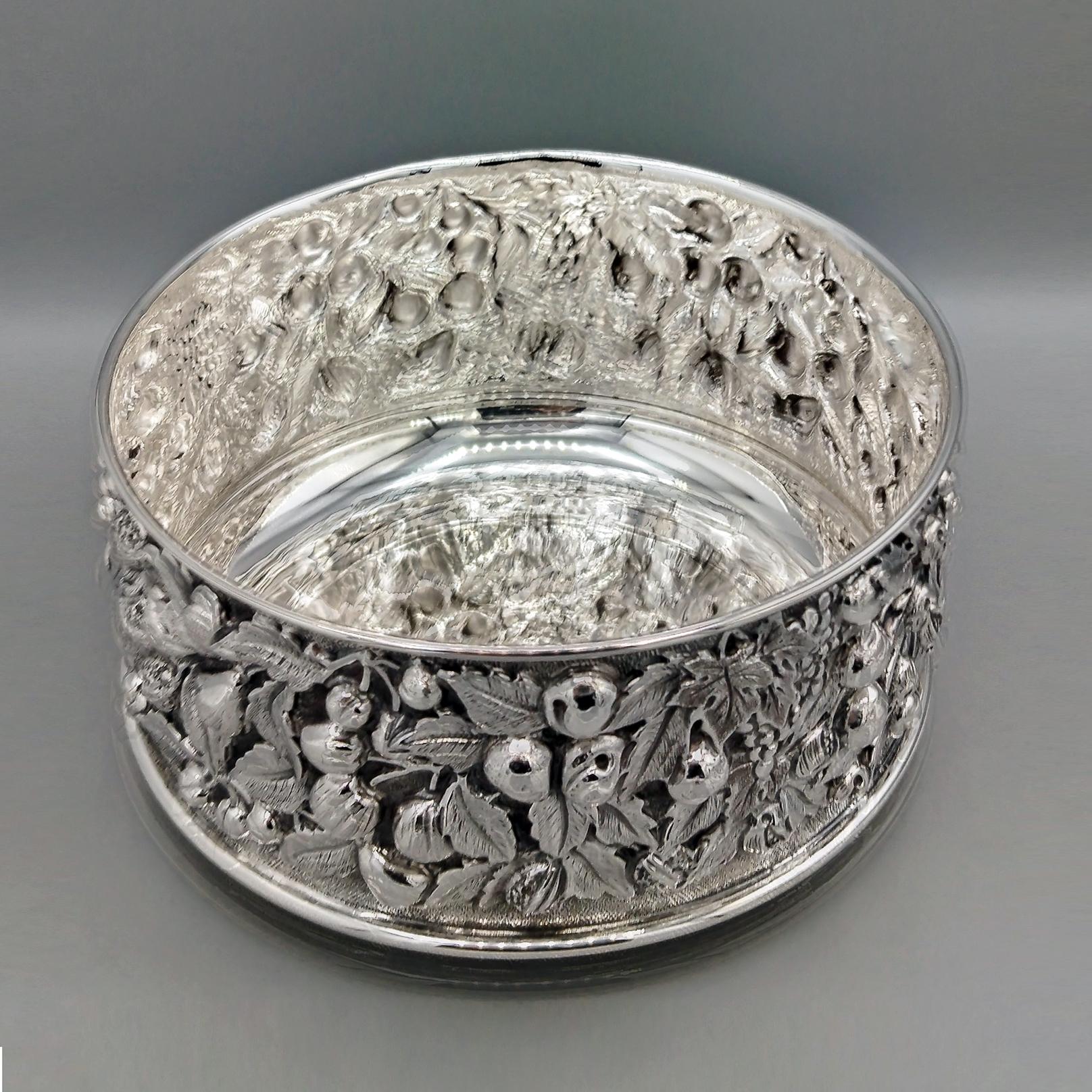 Other 21st Century italian sterling silver Bowl For Sale