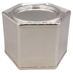 21st century Italian Sterling Silver hexagonal Tea/Candy Box