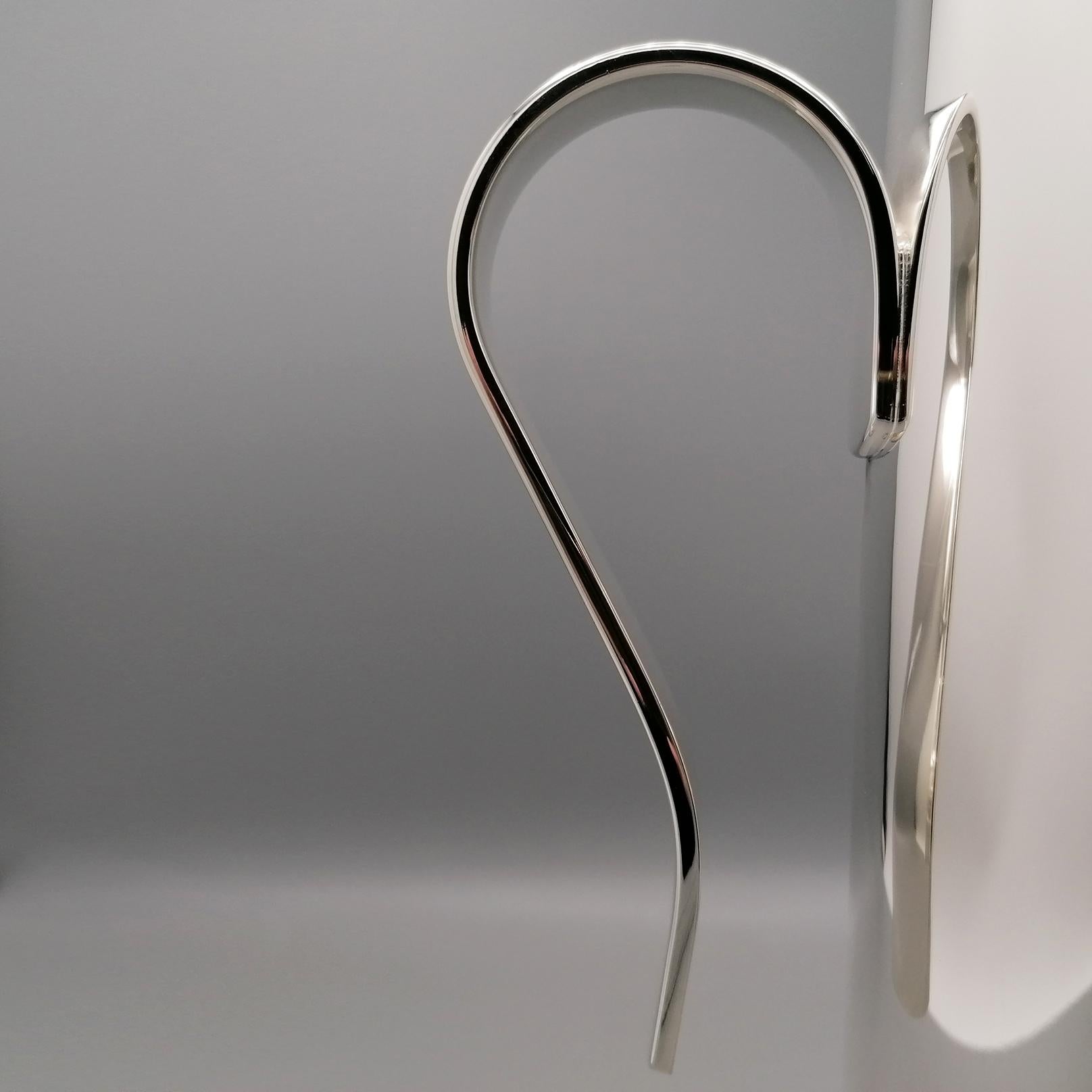21st Century Italian Sterling Silver Modern Pitcher For Sale 3