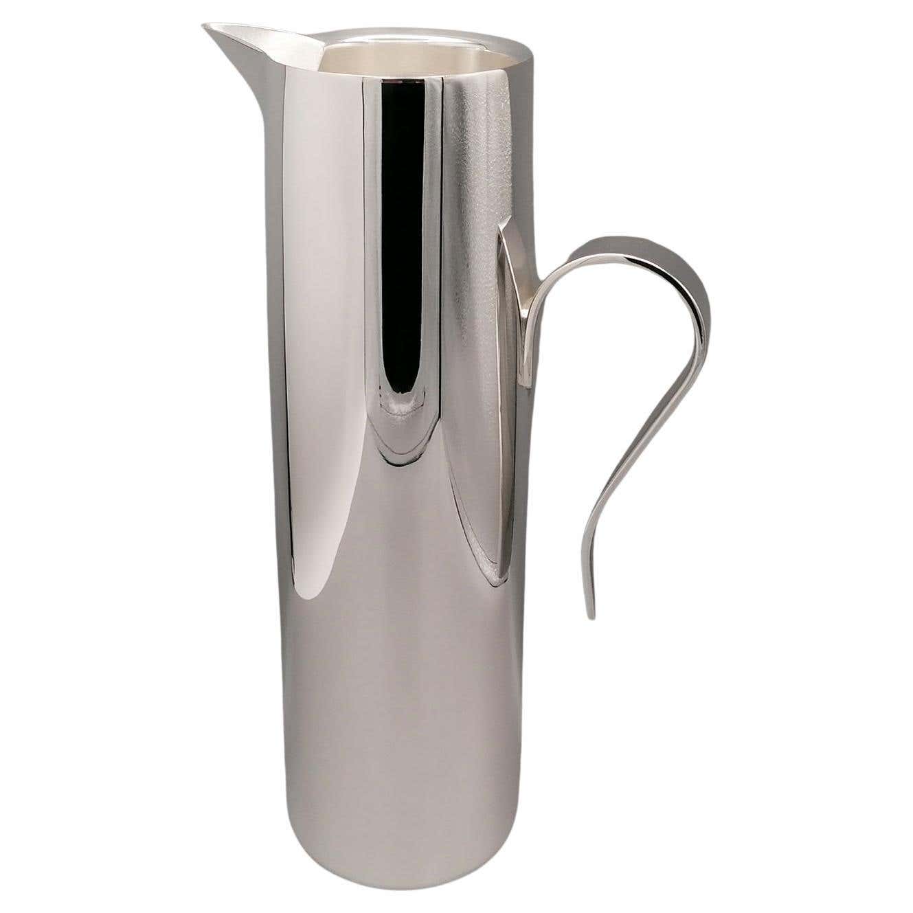 21st Century Italian Sterling Silver Modern Pitcher For Sale at 1stDibs