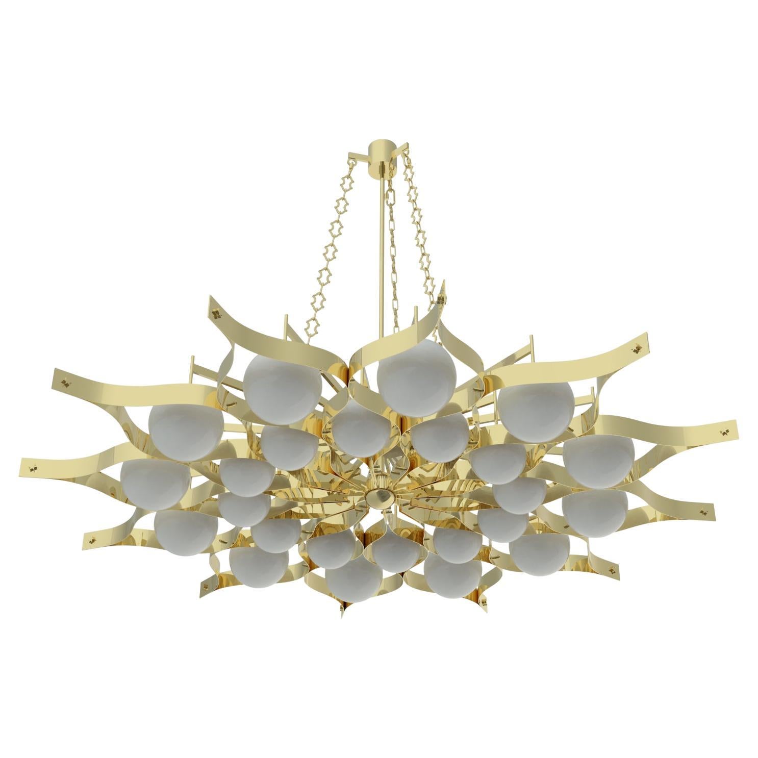 21st Century Pavone Large Pendant Lamp with chains, DALI, Gio Ponti 2019 Italy For Sale