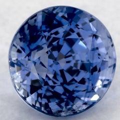 2.1 Ct Blue Sapphire Round Loose Gemstone