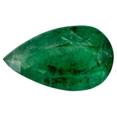 2.1 Ct Emerald Pear Loose Gemstone