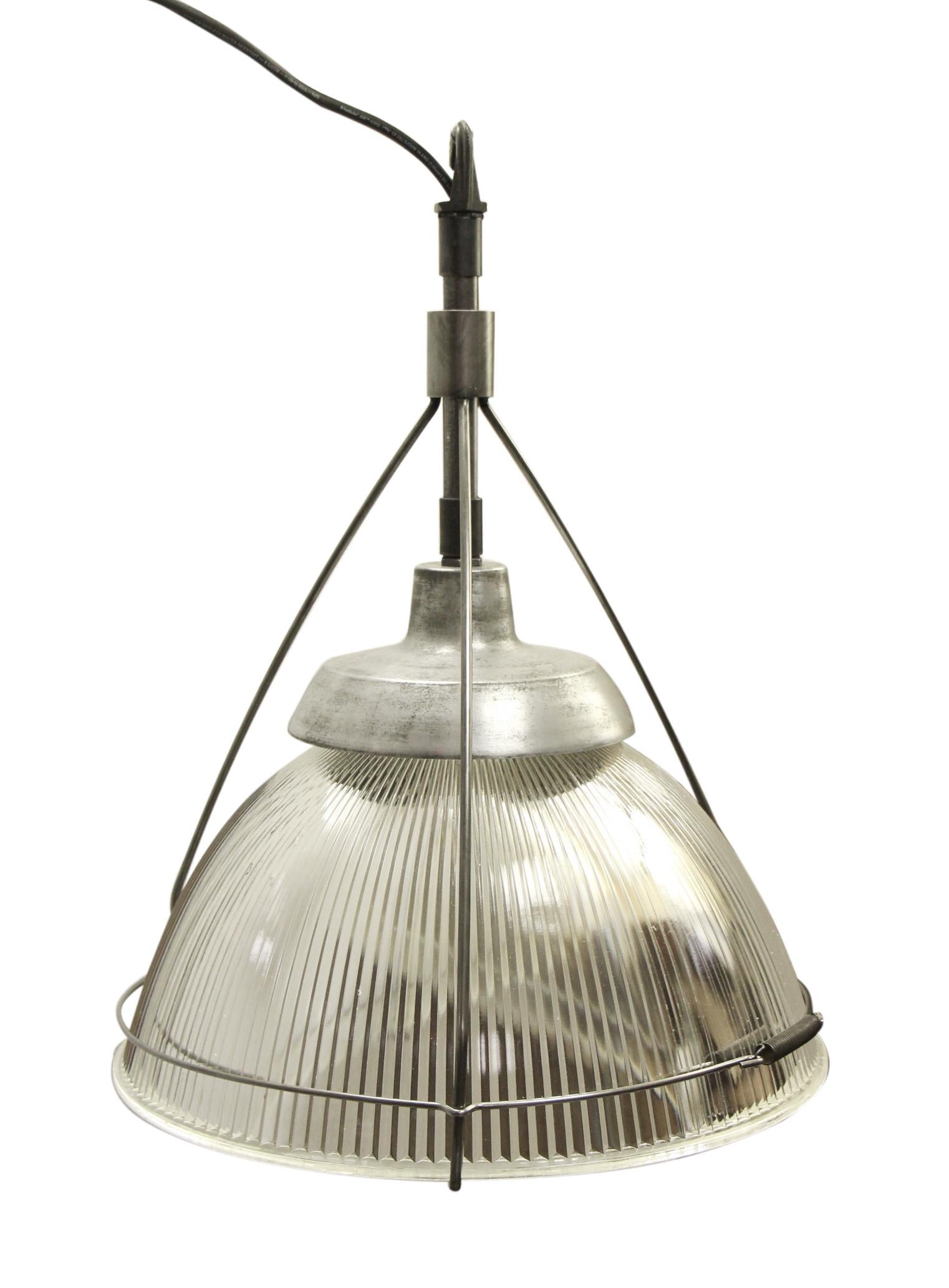 Industrial Holophane Pendant Factory Light In Good Condition In New York, NY