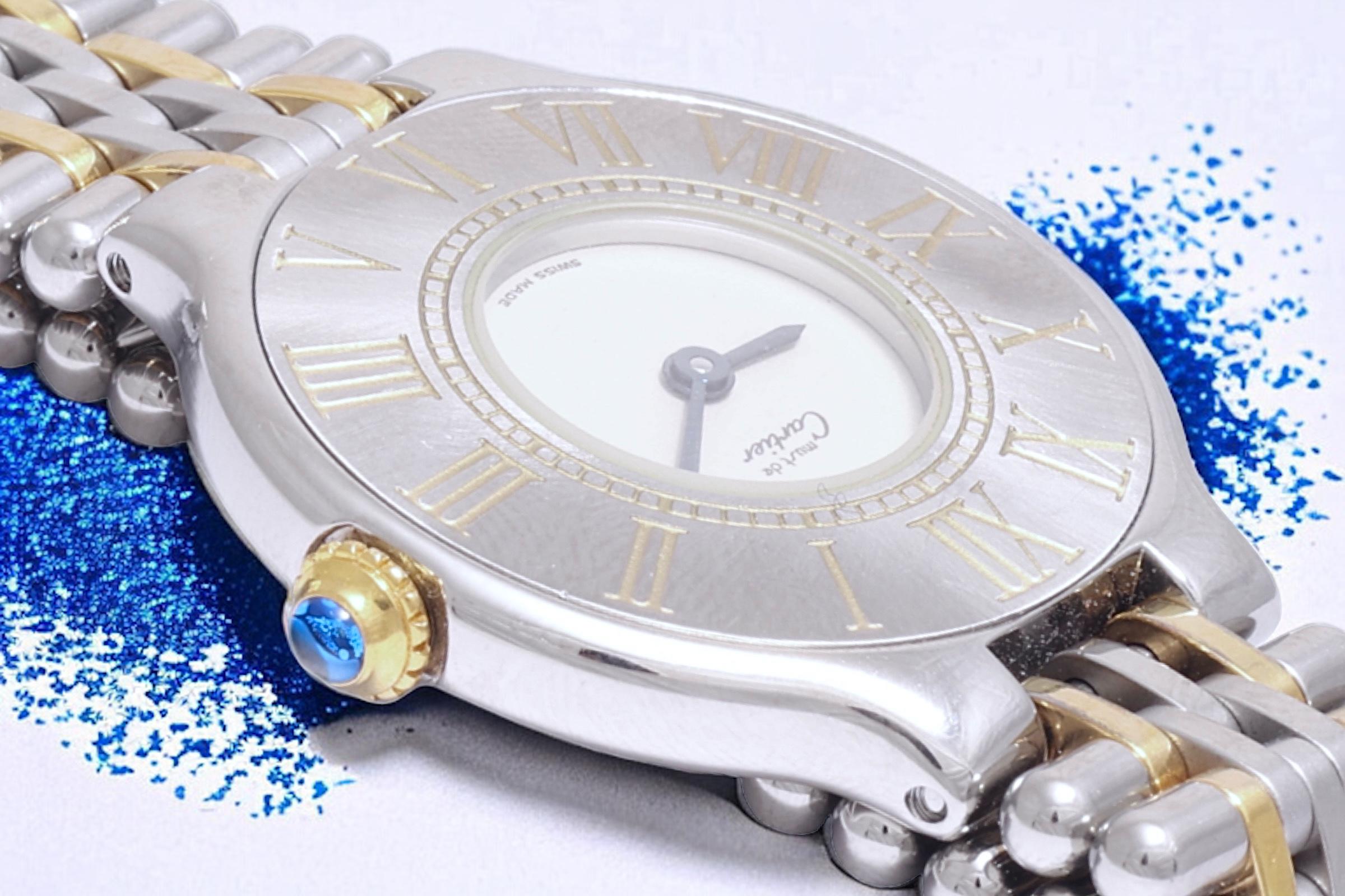 Montre-bracelet 21 Must de Cartier à quartz 28 mm en vente 9