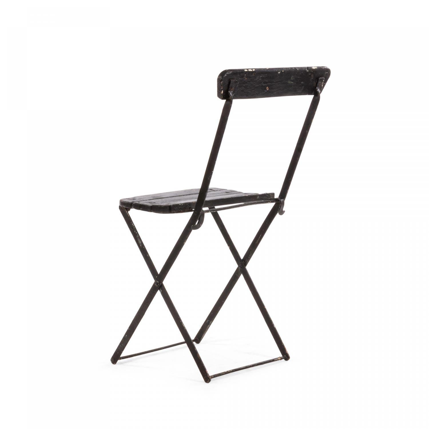 21 Outdoor Eisen faltbar Bistro Stuhl im Angebot 7