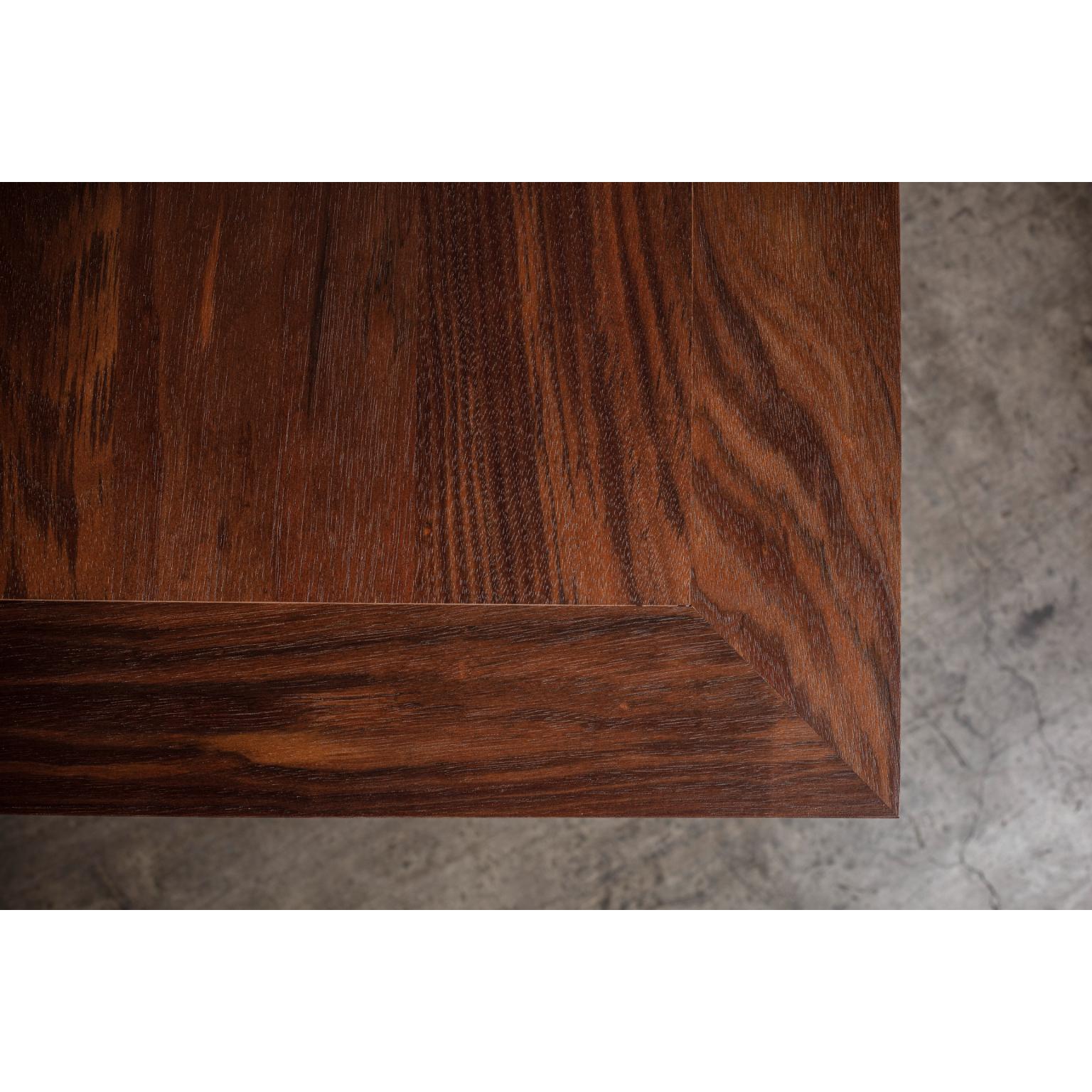 Mexican 21 Rectangular Dining Table in Solid Walnut by No Age Studio For Sale