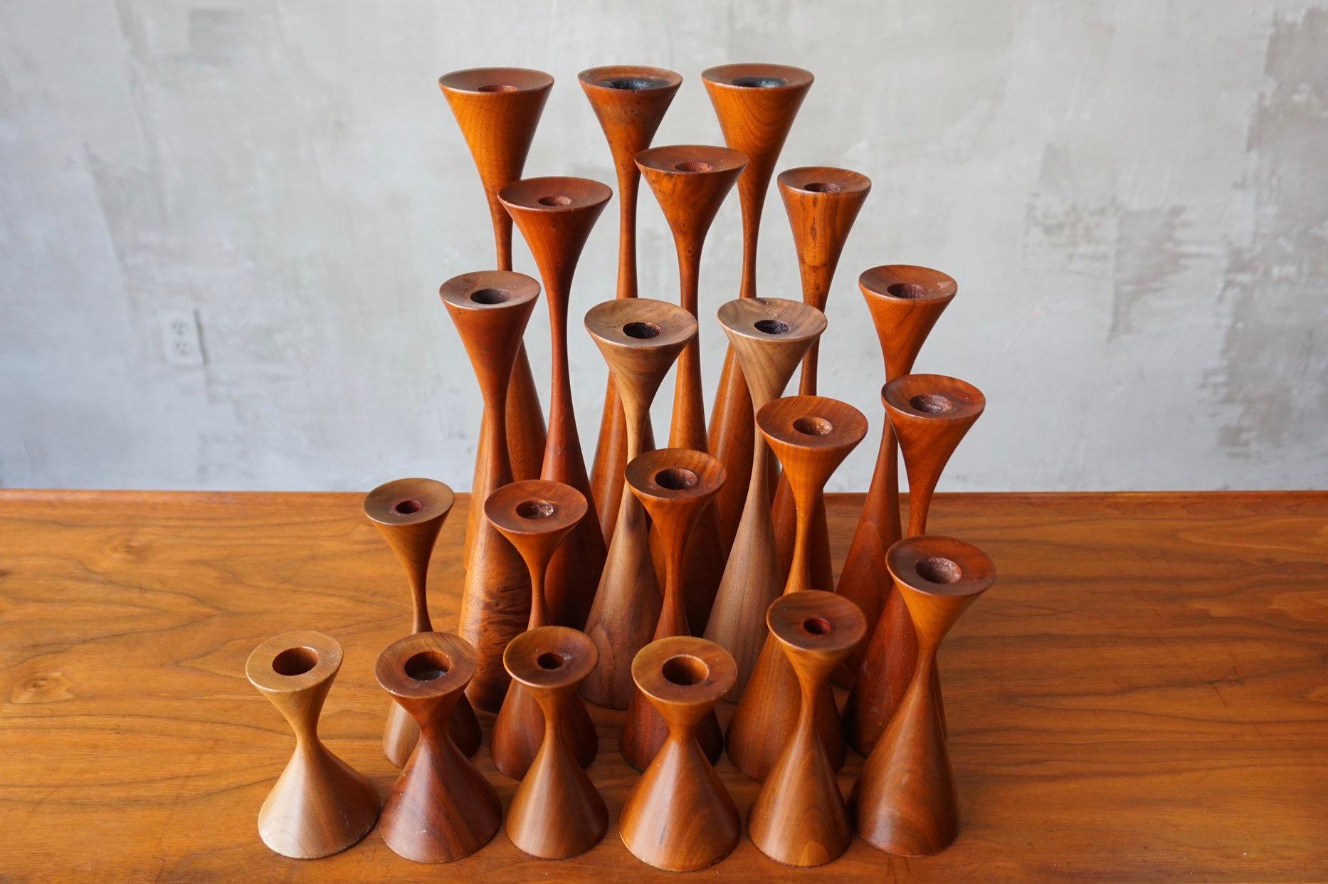 American 21 Rude Osolnik Graduated Candlestick Holders For Sale