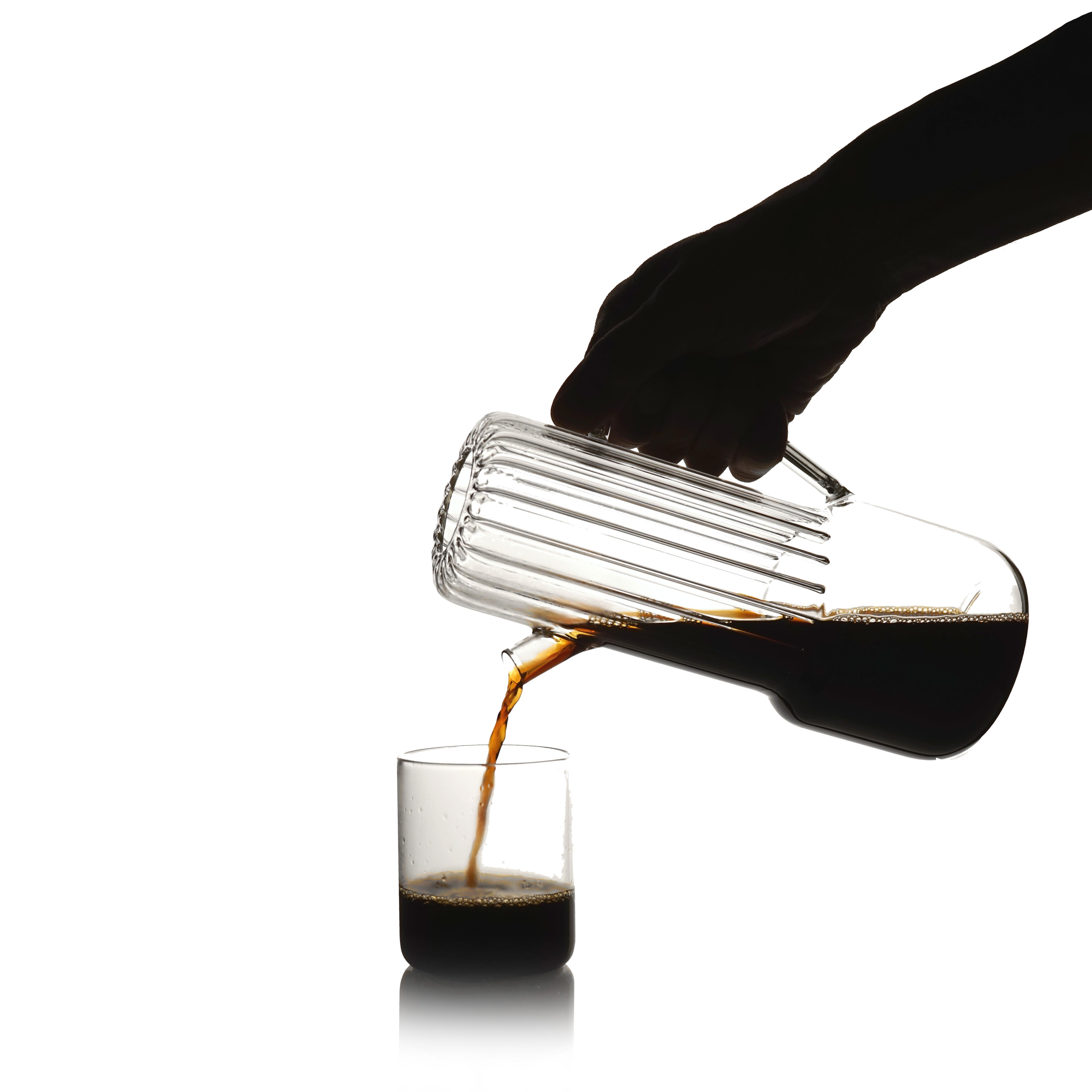 Fait main Cafetière en verre Handmade , Milady, Italy, Kanz en vente