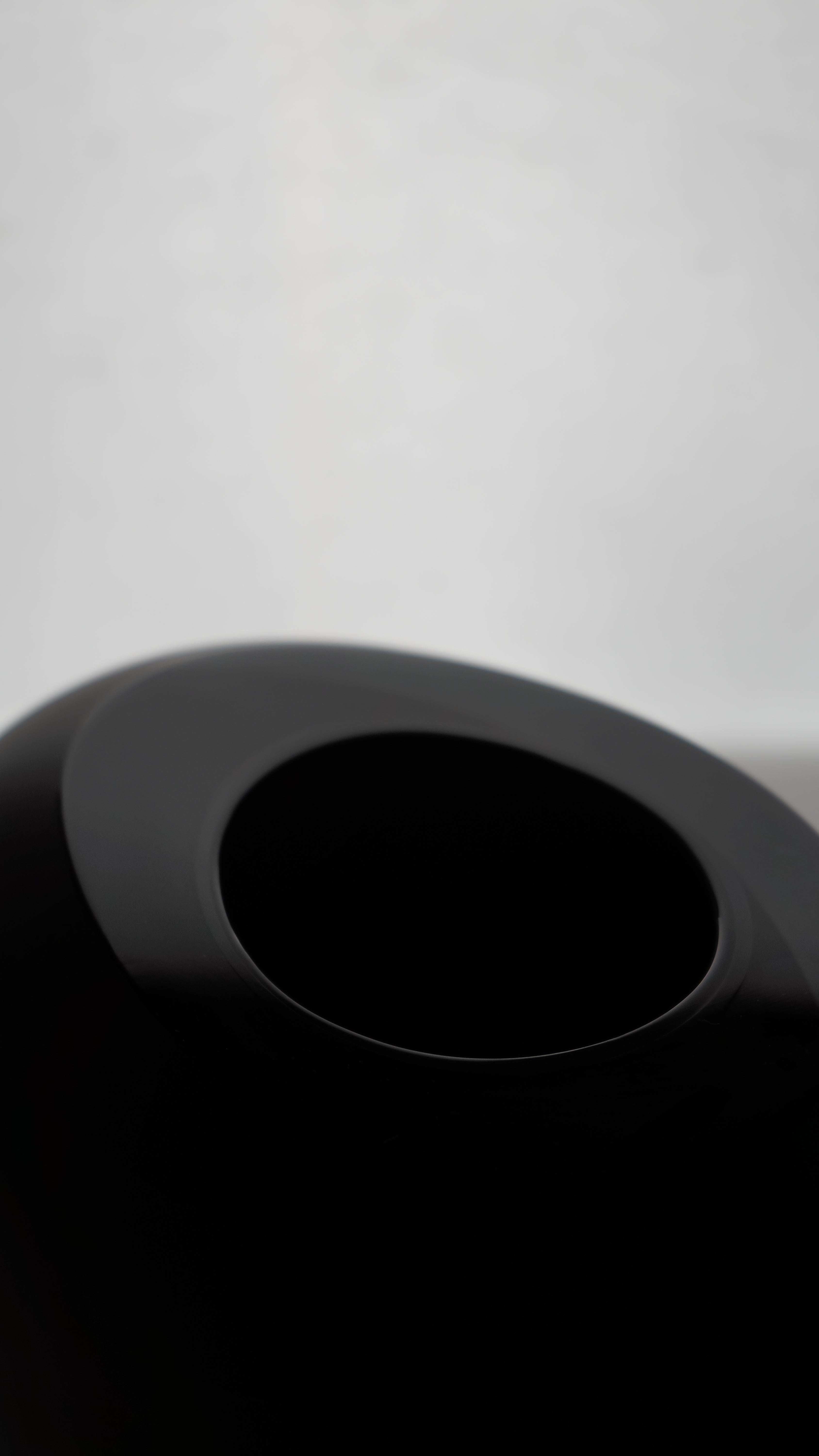 Vaso in vetro di Murano, Notturni op. 2, colore nero, Italia, Kanz, disponibile in vendita 11
