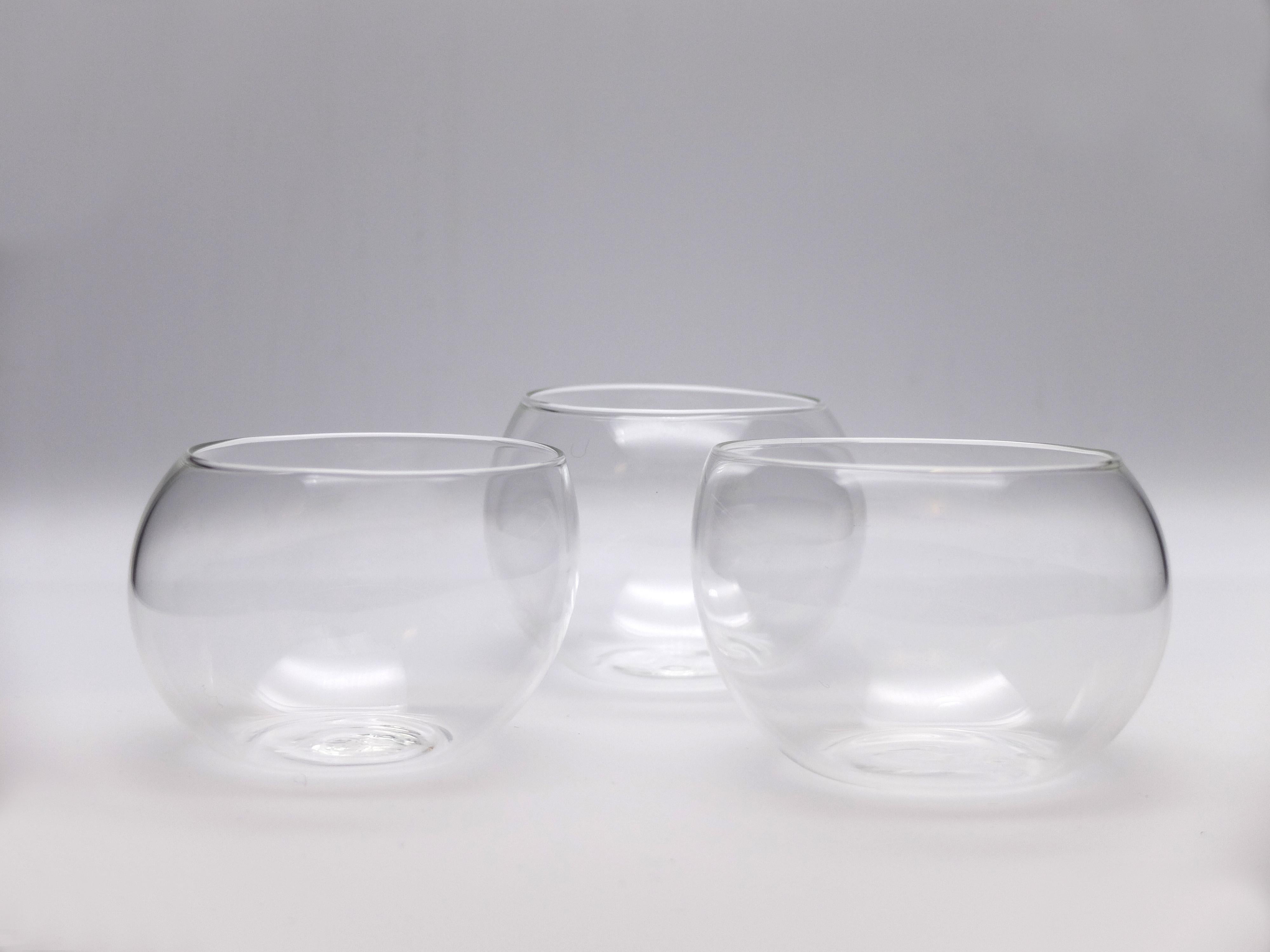 Geschirr, 30er Set Gläser, geblasenes Glas, Bubble Set, Kanz im Angebot 4