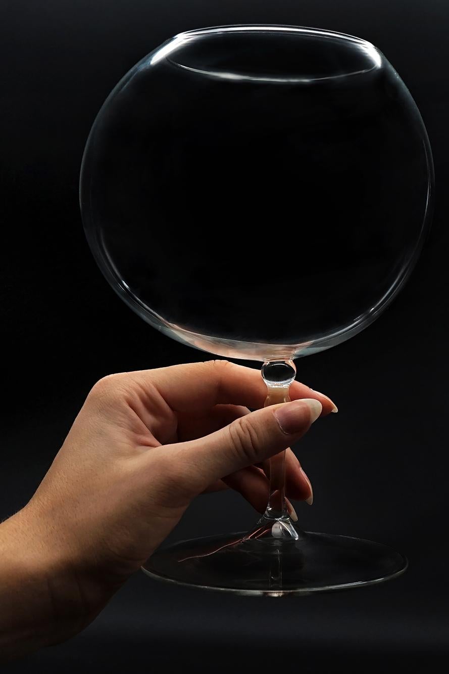 Geschirr, 30er Set Gläser, geblasenes Glas, Bubble Set, Kanz im Angebot 8