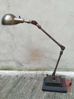 21st Century Upcycling France Table Lamp Made by Old Car's Mechanism