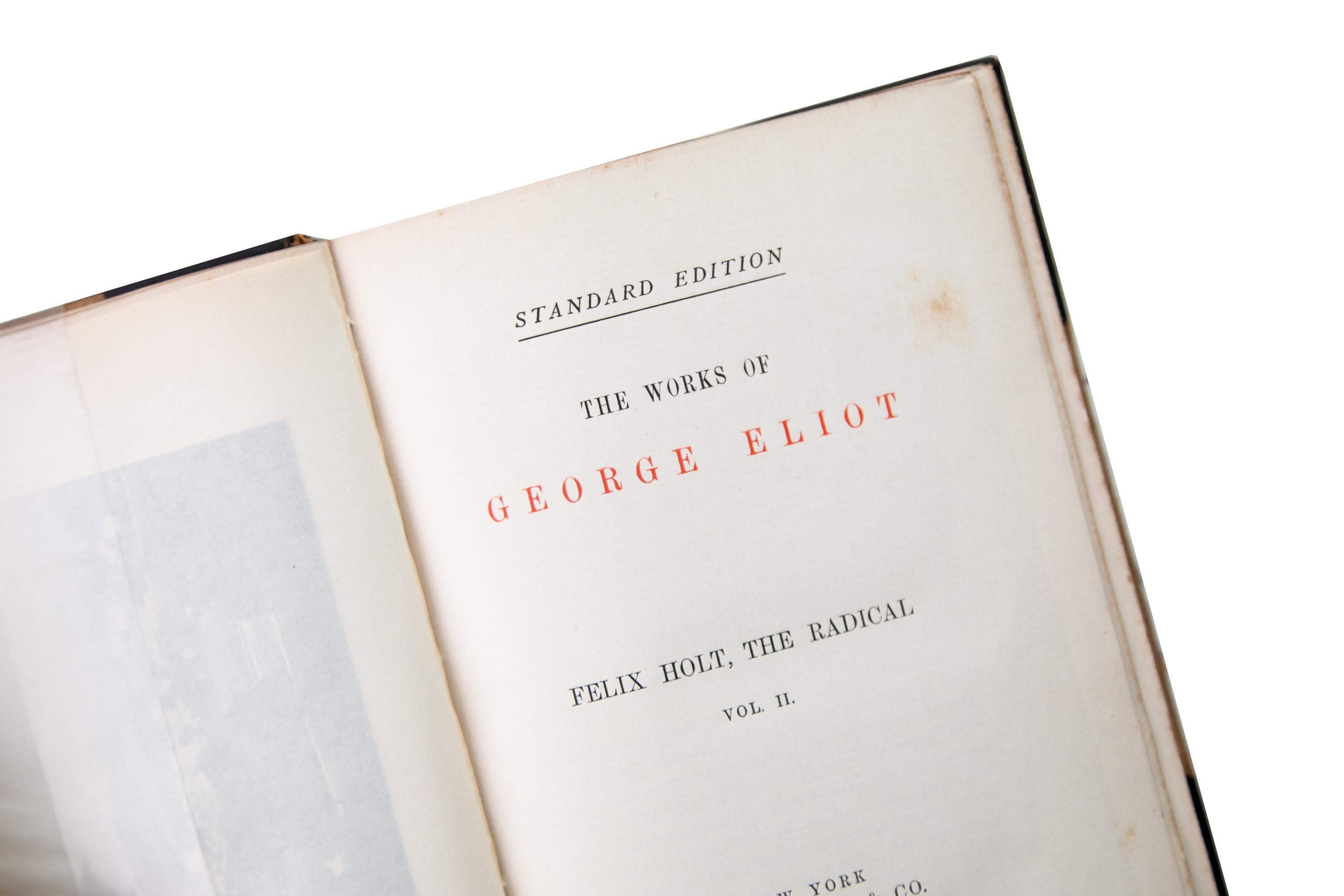 20th Century 21 Volumes. George Eliot, The Works.