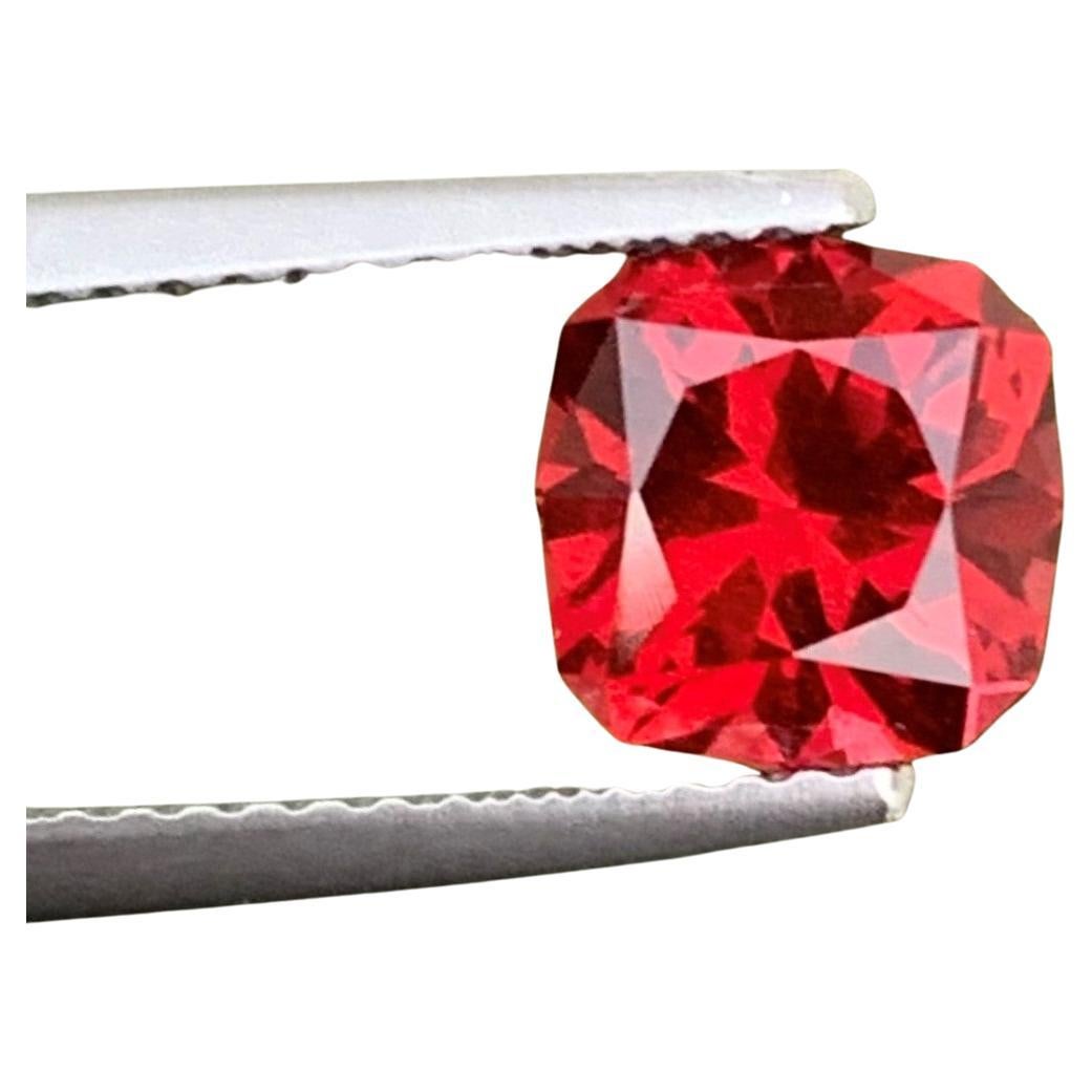 2.10 Carat Clean Faceted Red Tanzanian Garnet Fancy Cut for Jewelry Making For Sale