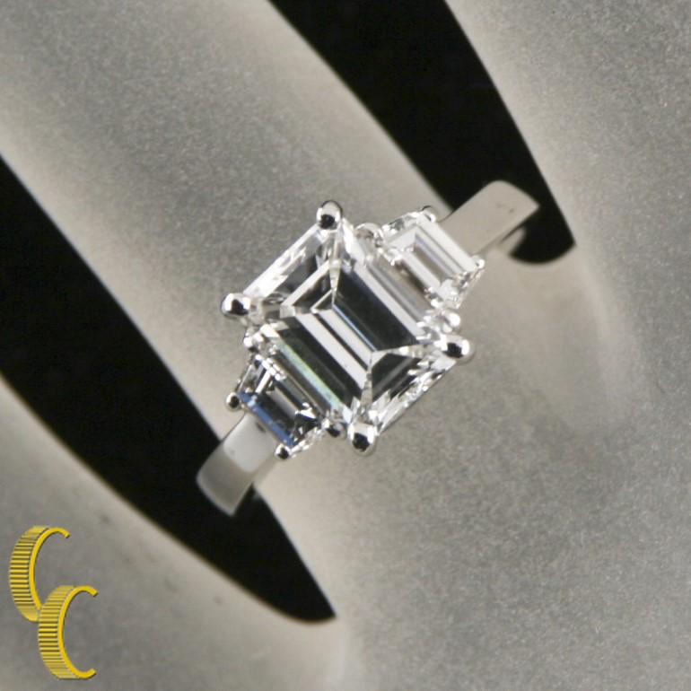 2 carat vs 3 carat emerald cut