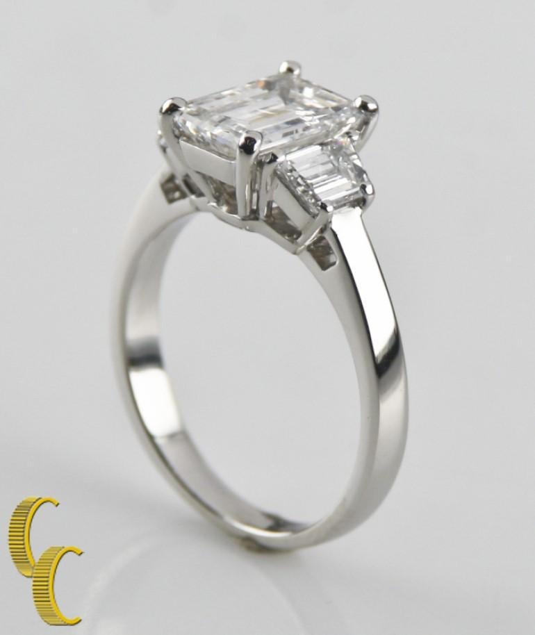 20 carat emerald cut diamond ring