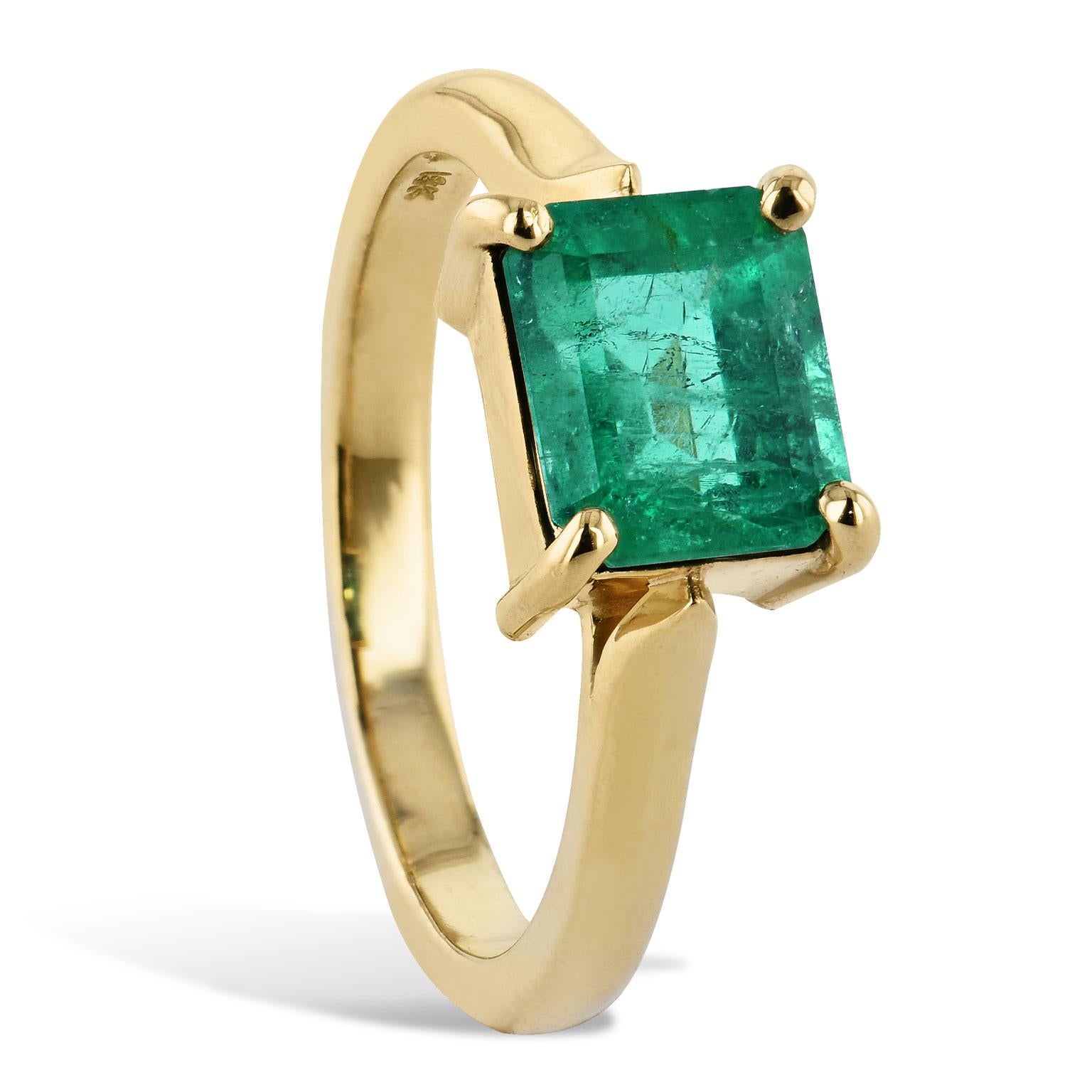 emerald cut emerald rings
