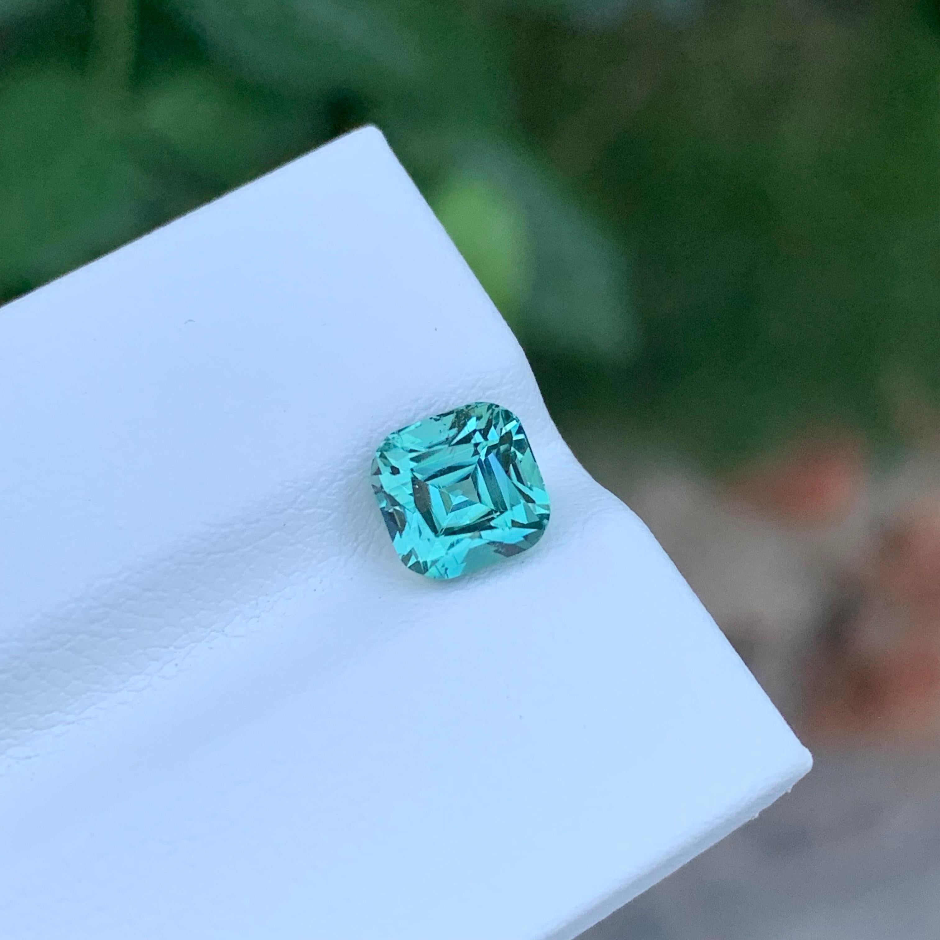 Tourmaline écume de mer naturelle véritable taille coussin de 2,10 carats Neuf - En vente à Peshawar, PK