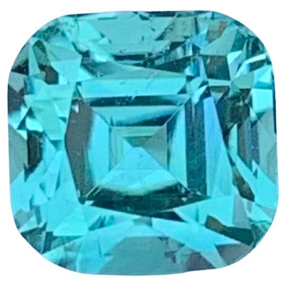2.10 Carat Genuine Natural Loose Seafoam Tourmaline Cushion Shape Gemstone