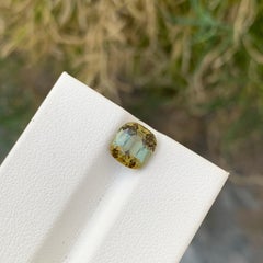 2.10 Carat Natural Loose African Tourmaline Cushion Shape Gem For Jewellery