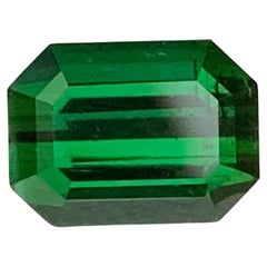 2.10 Carat Natural Loose Green Tourmaline Octagon Shape Gem