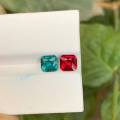 2.10 Carat Natural Loose Fine Quality Reverse Tourmaline Pair Afghan Gemstone