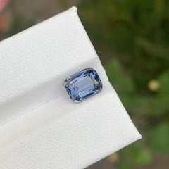 2.10 Carat Natural Loose Grey Spinel Cushion Shape Gemstone