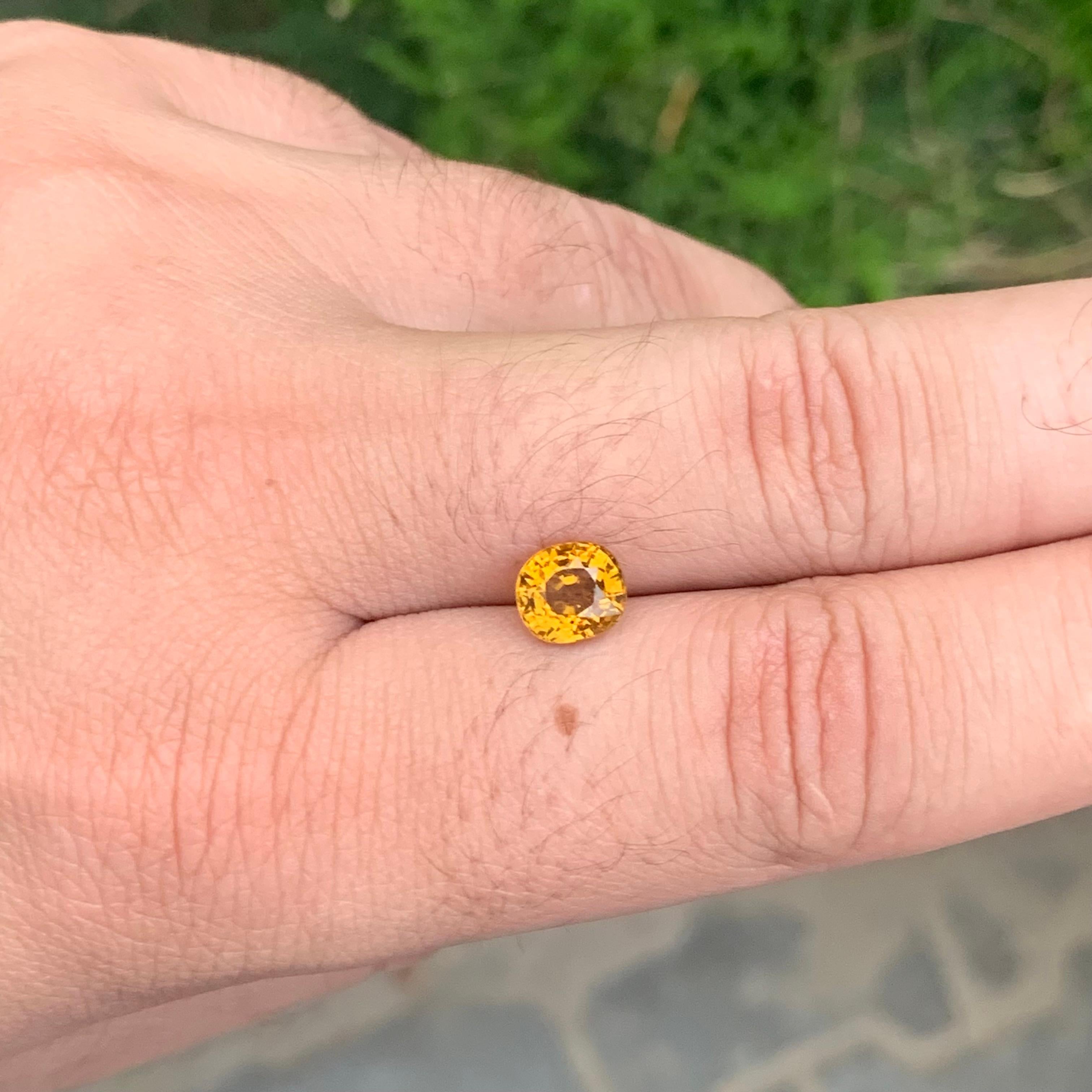 2.10 Carat Natural Loose Mali Garnet Cushion Shape Gemstone For Sale 5