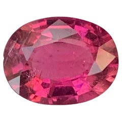 2,10 carati di tormalina rosa marrone naturale sfusa di forma ovale