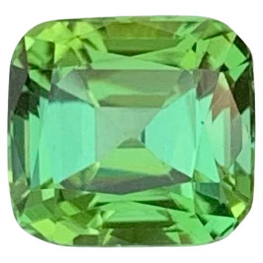 2.10 carati di tormalina verde menta naturale sfusa, pietra tagliata a cuscino Gemma afgana