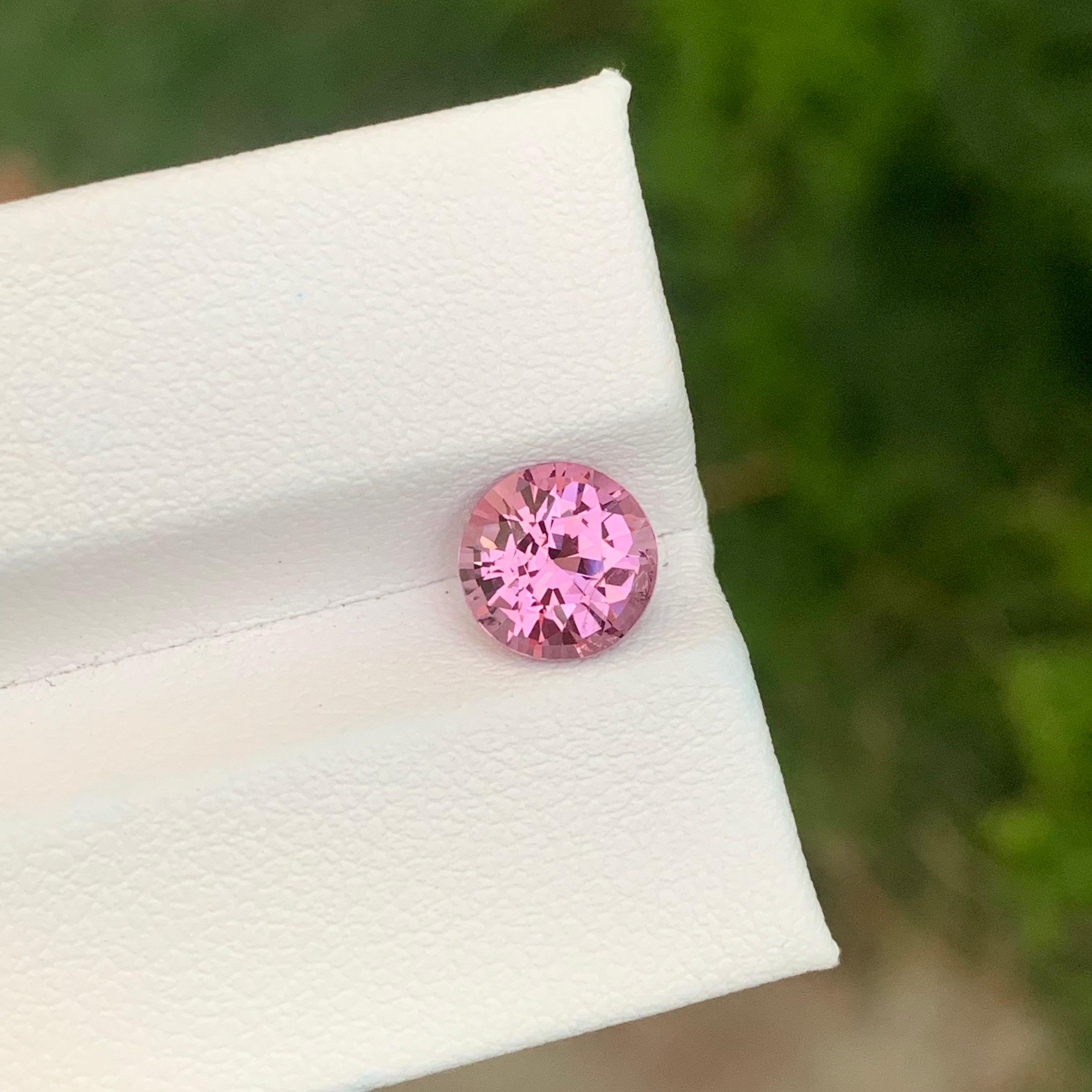 2.10 Carat Natural Loose Pink Spinel Round Shape Gemstone (pierre précieuse de forme ronde) Neuf - En vente à Peshawar, PK
