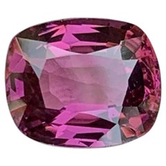 2.10 Carat Natural Loose Purplish Spinel Stone Cushion Cut Burmese Gemstone