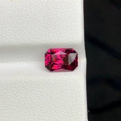 2.10 Carat Natural Loose Reddish Pink Garnet Scissors Cut Madagascar's Gemstone